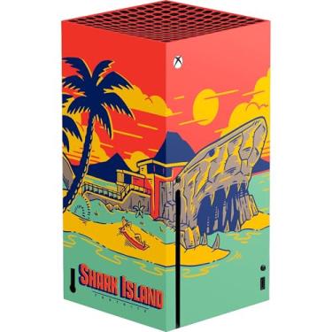 Imagem de Razer Fortnite Console Skin: Xbox Series X - Full Wrap - Premium 3M Cast Vinyl - Scratch Protection - Unique Designs & Finishes - Easy Application - Shark Island