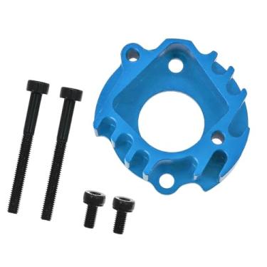 Imagem de Almencla Suporte de motor de carro RC 1/10, acessório portátil leve profissional de alto desempenho em liga de alumínio para lancheira CW01, Azul