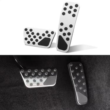 Imagem de GZJUNFUGJ Capa de pedal de acelerador de freio de pé antiderrapante compatível com Dodge Charger 2011-2023 Challenger 2008-2023