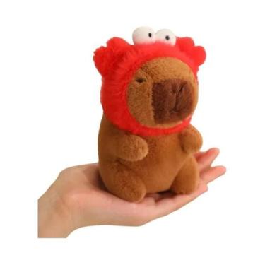 Imagem de Bonito Dos Desenhos Animados Capivara Bolsa De Pelúcia Pingente Animal