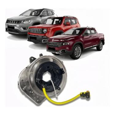 Imagem de Cinta Fita Airbag Volante Fiat Toro Jeep Renegade Compass Bobina 2015 