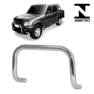 Imagem de Parachoque Quebra Mato Pick-Up 2008 2009 2010 2011 Cromado - CCF