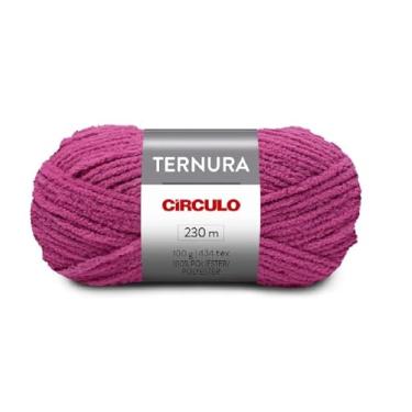 Imagem de Lã Ternura Círculo 100g - Para Crochê e Tricô (ROSA INTENSO 6627)