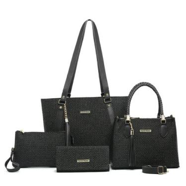 Imagem de Kit 4 Peças Bolsa Feminina Atacado Revenda Direto da Fábrica - Mariah 