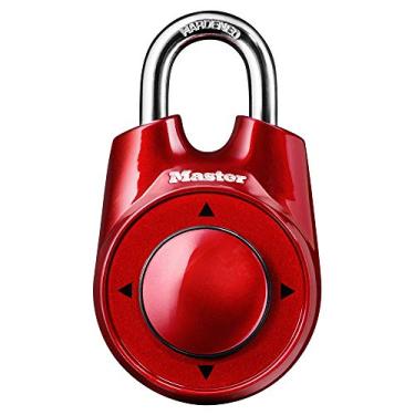 Imagem de Master Lock Trava de combinação direcional, defina sua própria fechadura direcional, cadeado de combinação para armários de academia e escola, 1500iD