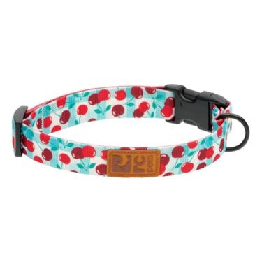 Imagem de Coleira RC Pets Eco Clip | Ajustável, Durável, Ecológico | Pequeno, 9,5 cm, Piquenique Cereja