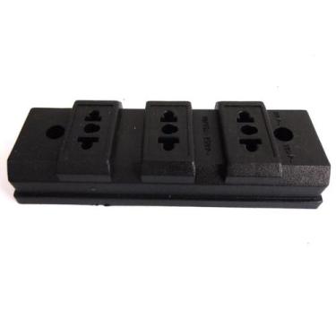 Imagem de Tomada Em Barra Tripla Colors 10A Trioplast Tptf