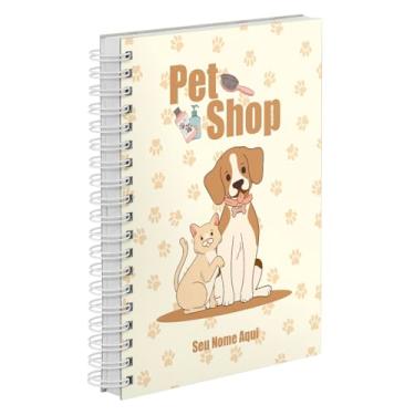 Imagem de Agenda Comercial 2026 Personalizada Capa Dura Pet Shop Cão e Gato