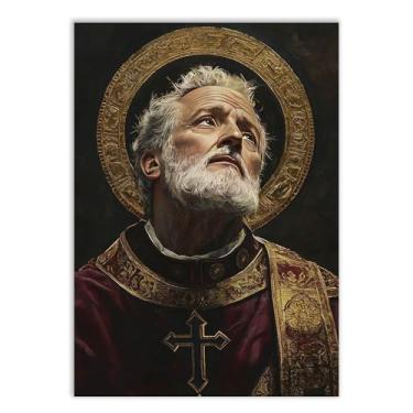 Imagem de Placa Decorativa Religioso Papa Alexandre I Ilustração