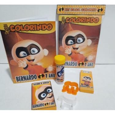 Imagem de 10 kit colorir personalizado - Orvalho Festas