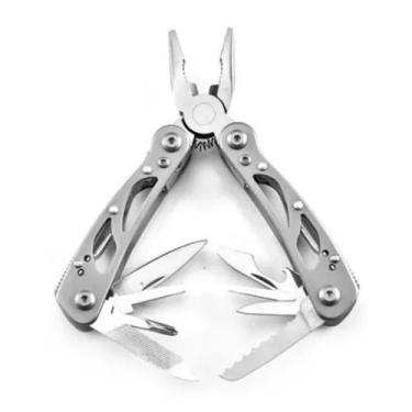 Imagem de Alicate Aço Inox Multiuso 21 Funções 11cm - Minymix