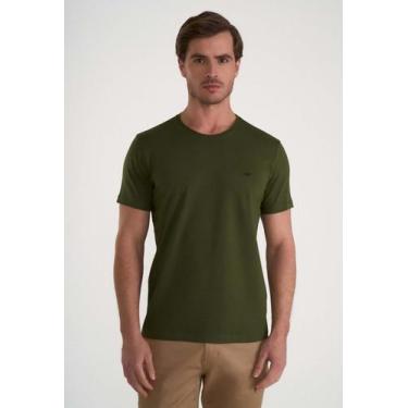Imagem de Camiseta Manga Curta Slim Lisa Com Elastano - Docthos, 113 verde bande