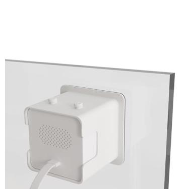 Imagem de Teccle Suporte de janela para câmera de segurança doméstica Wyze Cam OG, vidro de visualização para câmera interna Wyze OG, sem brilho ou reflexo (branco, 1 pacote)