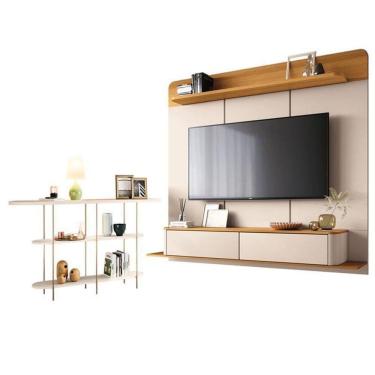 Imagem de Home Suspenso Galax Cinamomo Off White E Aparador Infinity Off White- Hb Móveis