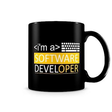 Imagem de Caneca I'm a Software Developer Black