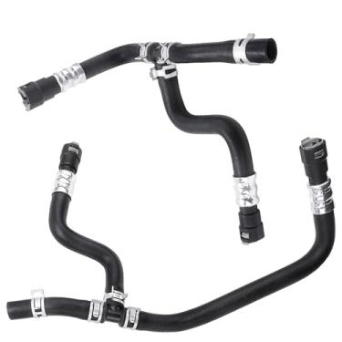 Imagem de Conjunto de mangueira de aquecedor de motor compatível com Chevy Buick GMC Veículo 2007-2017 Enclave Acadia Traverse Substituir mangueiras de desvio de entrada e saída # 20765678 25862087 25862088 626