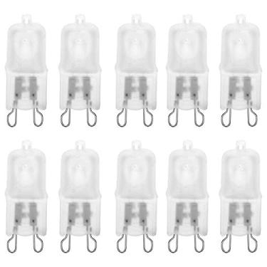 Imagem de Pacote com 10 Lentes foscas Q40/G9/FR/120V G9 JCD 40 Watt 120 Volt T4 JD Tipo Lâmpada halógena Fotografia Studio Bar Lounge Galeria Museu Cozinha Ilha Micro-Ondas Coifa Banheiro Vanity Iluminação