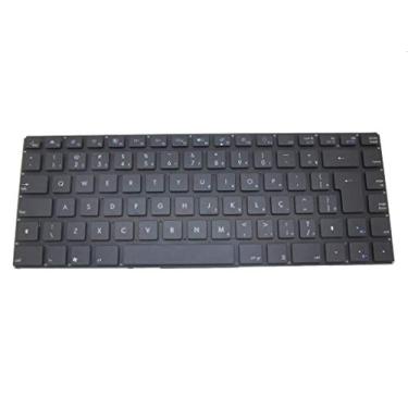 Imagem de Teclado Notebook para CCE F7 F3 DOK-V6365B Brasil BR Preto sem moldura