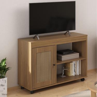 Imagem de Rack para TV até 42 Polegadas 1 Porta com Rodízios Sampa Artely