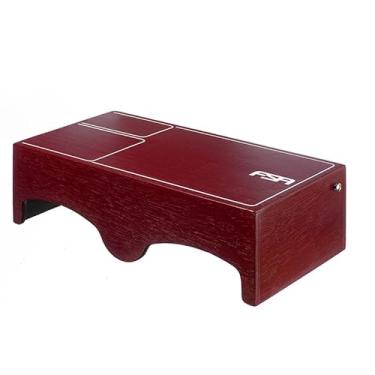 Imagem de Cajon de Colo com Bongo Acoplado Híbrido 2 em 1 Encaixe Para Correia Profissional Com Captação Plug and Play CAJON DE COLO HIBRIDO VINHO FCB24