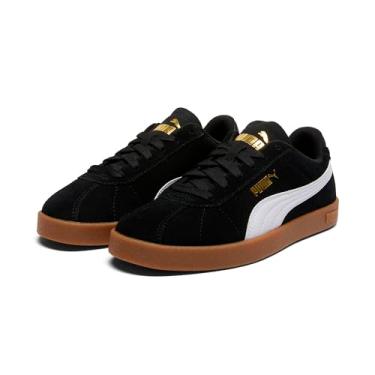 Imagem de PUMA Tênis unissex infantil Club Ii Era, Preto-branco-dourado Ah25, 21