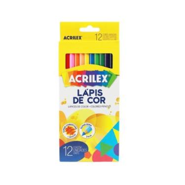 Imagem de Lápis de Cor Acrilex 12 Cores