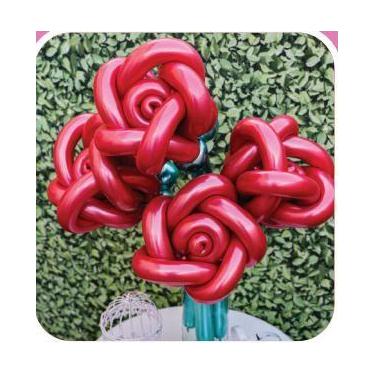 Imagem de BALÃO CANUDO 260 - SÃO ROQUE - VERMELHO QUENTE - Pacote com 50 unidade