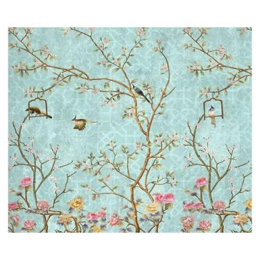 Imagem de Papel de Parede Adesivo Infantil Galhos e Flores Bebe Quarto - 544pcm 