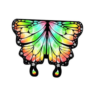 Imagem de KiBcsLic Fantasia infantil de asas de borboleta, acessórios para cosplay, fantasia de Halloween, Colorida