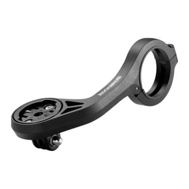 Imagem de ROCKBROS Suporte frontal para bicicleta compatível com Bryton GoPro - guidão de ciclismo 1,25 polegadas/31,8 mm
