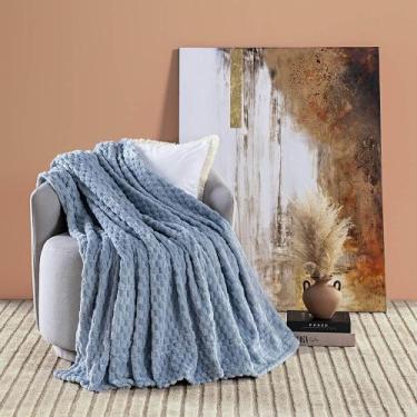 Imagem de Cobertor Misty Queen Manta Ultrasoft Alto Relevo Favo Extra Macia - Mi