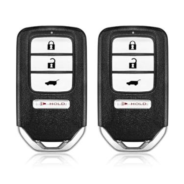 Imagem de Controle remoto de entrada sem chave para carro KR5V1X 313,8 MHz 4 botões de substituição para Honda HR-V 2016 - 2022 Fit EX EX-L EX-LN - pacote com 2
