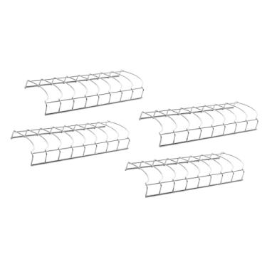 Imagem de Generic 4 peças de utensílios de secagem, suporte para costela, escorredor de pratos de aço inoxidável, suporte para utensílios multifuncionais, escorredores, Suporte para Tigelas de Prata