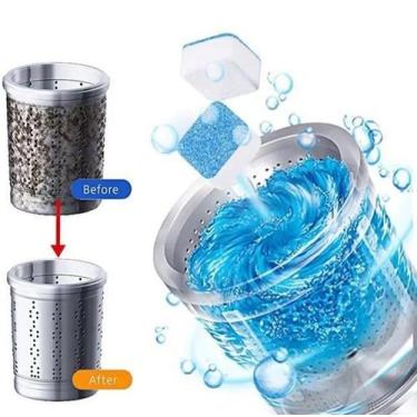 Imagem de 6 Pastilhas De Limpeza Máquinas De Lavar Roupas Higienizar - MIEMAY KI