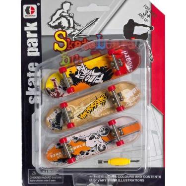 Imagem de Skate de Dedo Blister com 3 Skateboard Bike Park - Die Cast