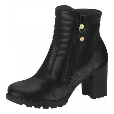 Imagem de Bota Feminino Salto Resistente Estiloso Confortável Moleca