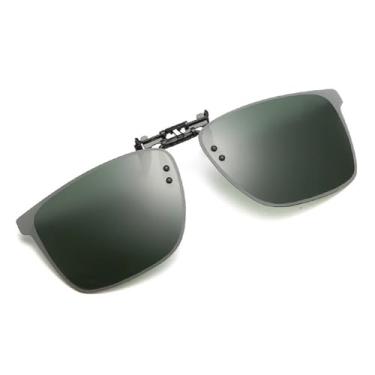 Imagem de Óculos de visão noturna polarizados com clipe e proteção UV para ciclismo, direção e equitação, óculos de sol para homens e mulheres, 3,13,9 * 4,4 cm