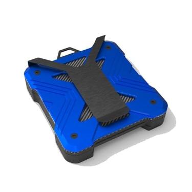 Imagem de Clipe magnético para suporte de telefone para cinto, bolso ou bolsa – Suporte de celular mãos livres com forte aderência – seguro, fácil acesso – ajuste universal para iPhone, Samsung (azul sem cordão