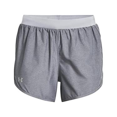 Imagem de Under Armour Short de corrida feminino Fly By 2.0, cinza mesclado completo (035)/aço, 3GG