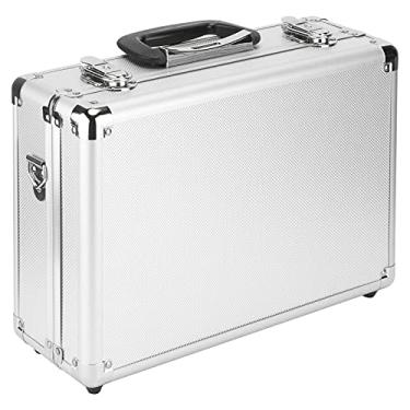 Imagem de Cryfokt Bolsa de Alumínio do Transmissor, Caixa de Alumínio da Caixa de Universal Controlador Remoto de Avião Durável para JR/Futaba/para Lover