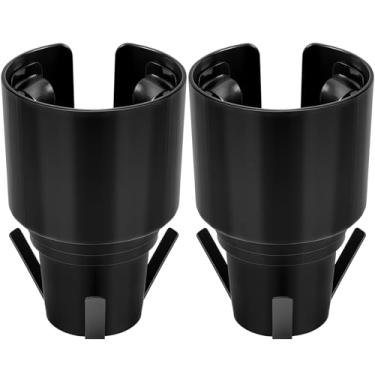 Imagem de Pacote com 2 suportes universais para copos de carrinho de golfe para aquecedor de propano portátil de 500 g, serve para garrafas de água de 510 a 1,134 g, design antiponta, compatível com Yamaha