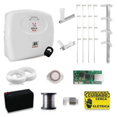Imagem de Kit Cerca Elétrica JFL Haste Estrela 4 Isoladores 30 M por App Celular