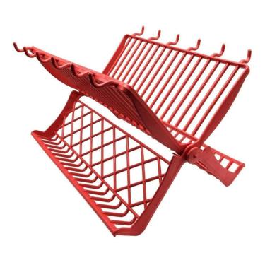 Imagem de Escorredor Louça Dobrável Prato Porta Talheres Copo Xicaras