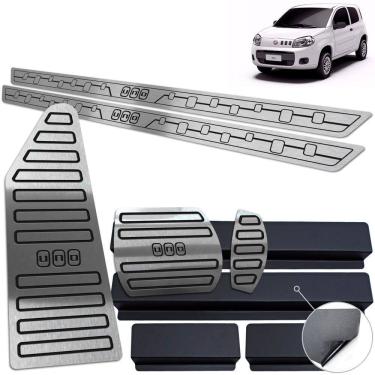 Imagem de Soleira Pedaleir Auto Descans Uno 2013 A 2020 2 Portas Preto