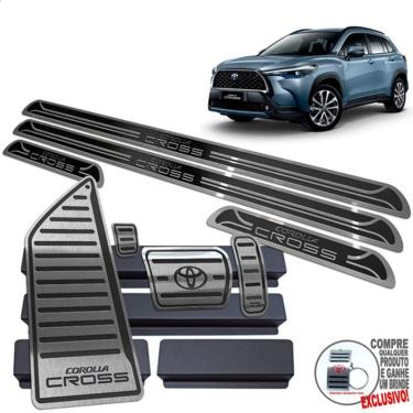 Imagem de Descanso Pedaleira Soleira Toyota Corolla Cross 2022 Preto