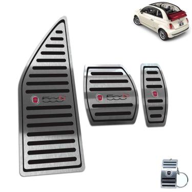 Imagem de Descanso Pedaleira Auto Fiat 500 Cabrio 2012 A 2015 Preto