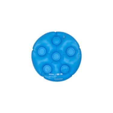 Imagem de Almofada Inflável Redonda Azul Aquasonus 20x8x14 cm 350g