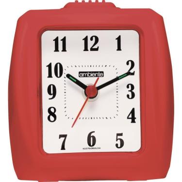 Imagem de Despertador Quartz Ambiente Ref: 1600-044 Vermelho