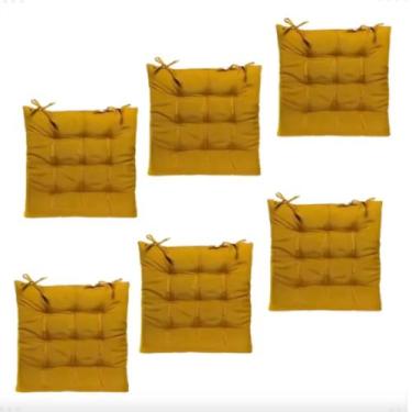 Imagem de Almofada Futon 40x40cm para Cadeira  Tecido Premium Cores - ZKS, Mosta