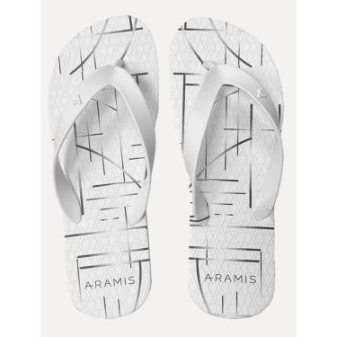 Imagem de Chinelo Aramis Masculino ARM1104 Basic Urban Dark Lines Branco-Masculino